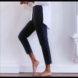 ADAY Turn it Up Ankle Pant - Dark Navy Size Small